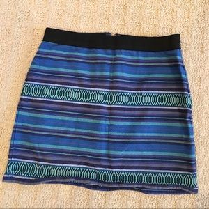 American Eagle striped pattern mini skirt 0 XS